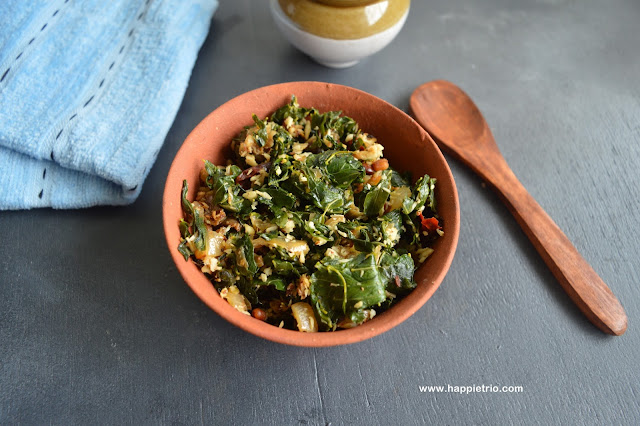 Agathi Keerai Poriyal | August Tree Leaves Stir Fry