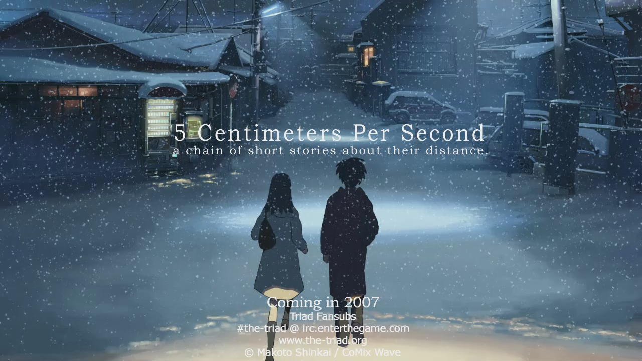 5 Centimeters per Second (2007) Blu-Ray Sub Indonesia free download
