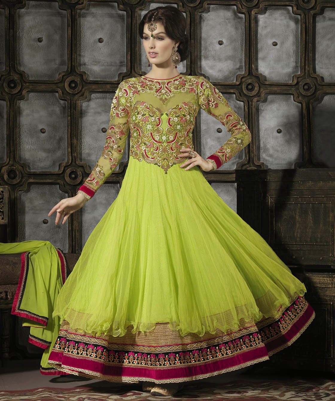 Fabulous Heavy Embroidered Designer Wedding Anarkali Churidar Suits Fabulous Heavy Embroidered Designer Wedding Anarkali Churidar Suits 2017 Collection