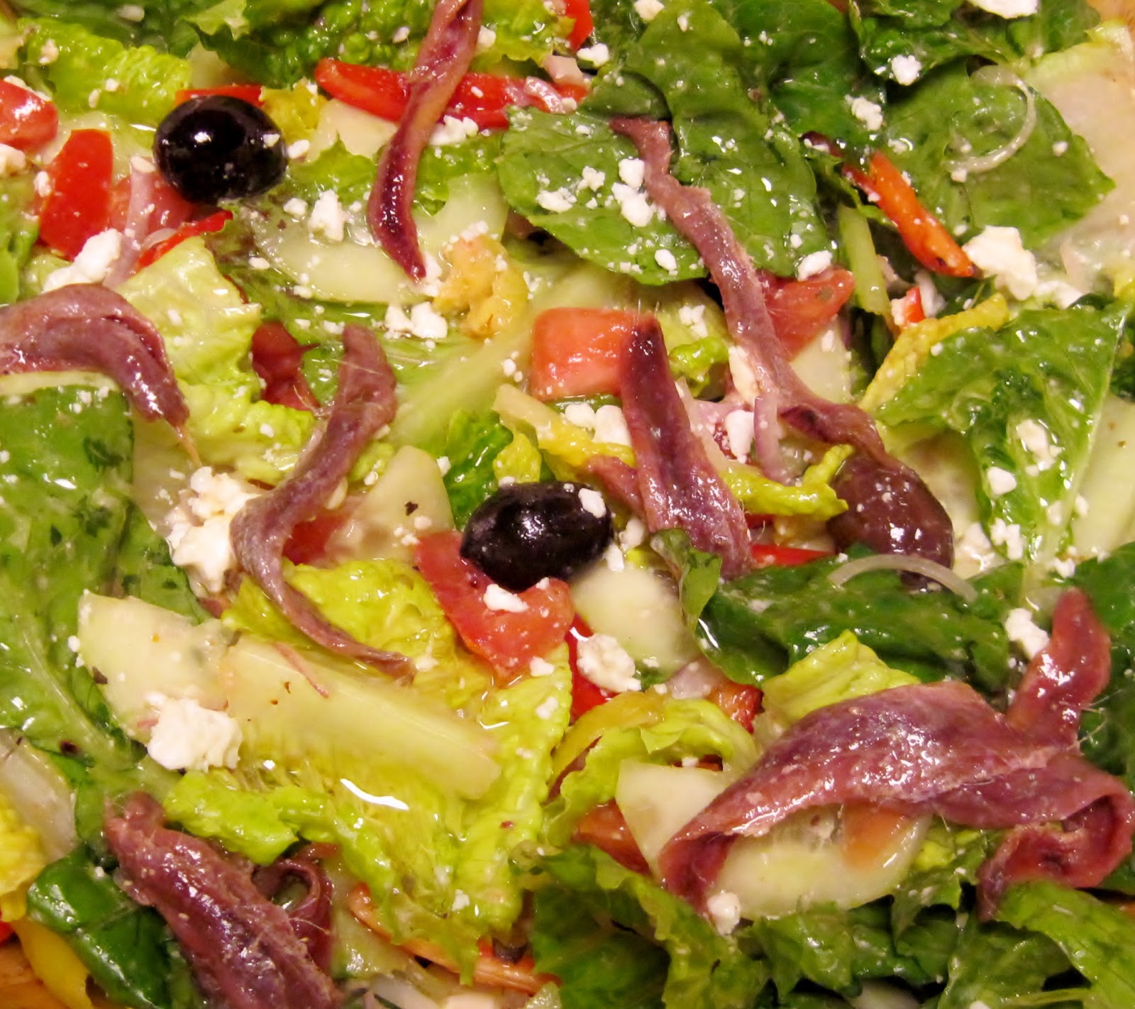 Carolina Sauce Company Zesty Greek Salad with "Winter" Greek Dressing