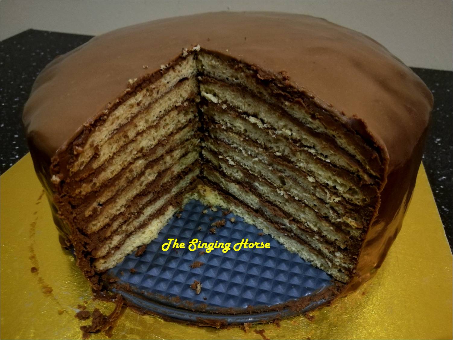 German Eight-Layer Chocolate Torte (Prinzregententorte)