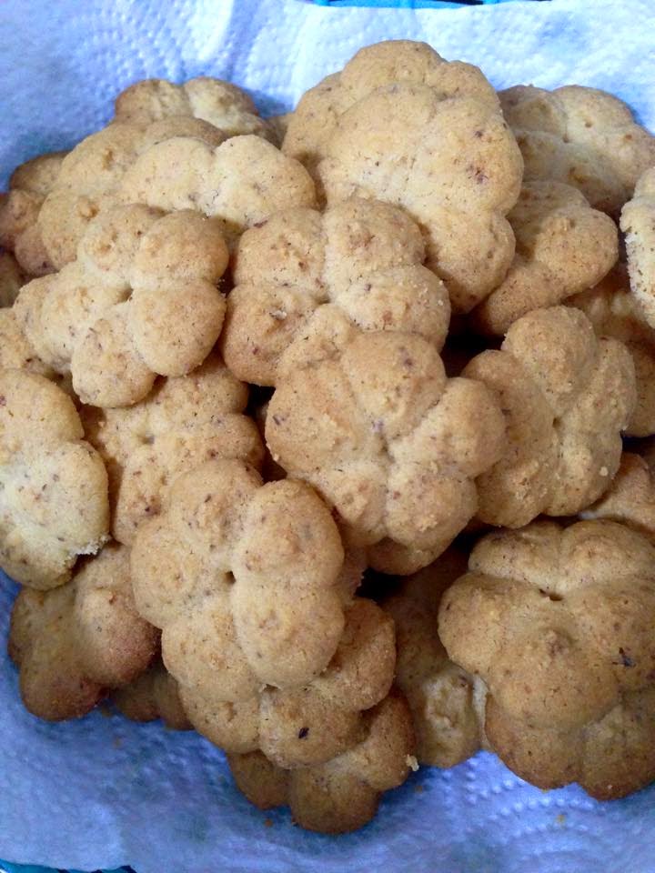 Eggless Almond Butter cookies by Enne Ty Baking's Corner