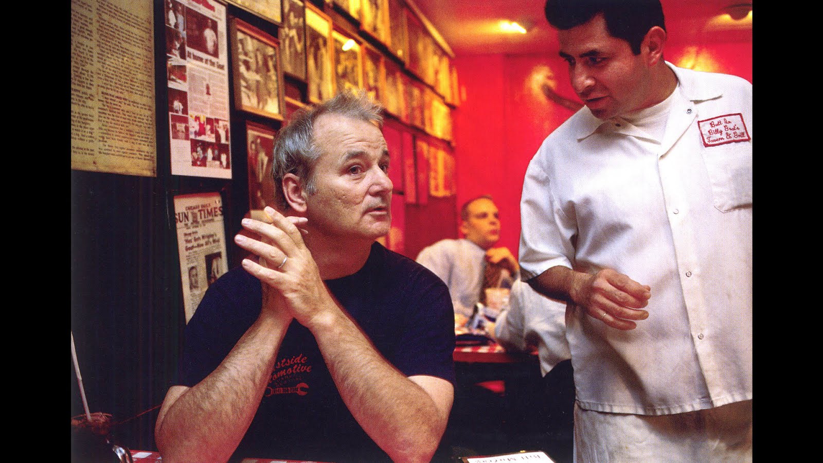 Bill Murray ordering tacos at the Billy Goat