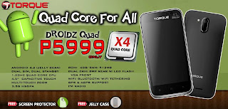 Torque Mobile Droidz Quad 