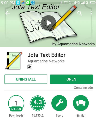 edit template