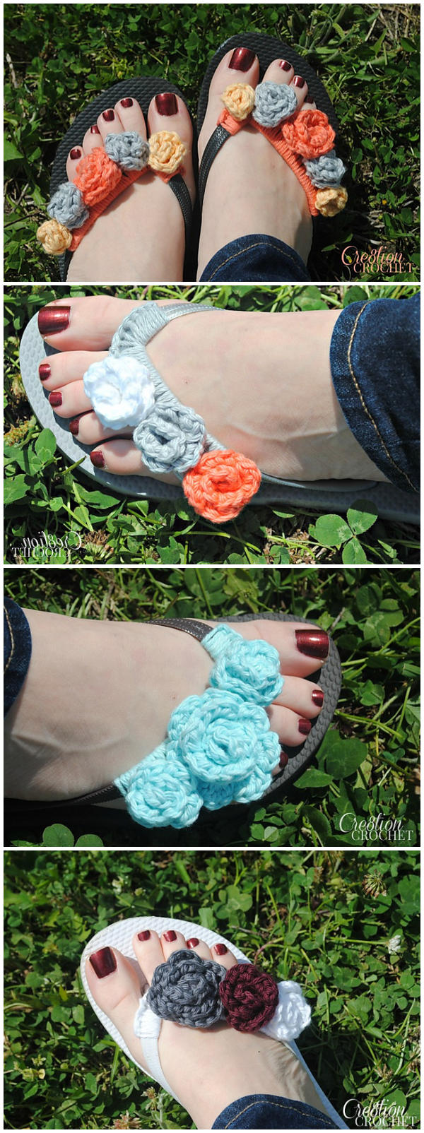 Free Flip Flop Flower Tutorial
