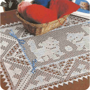 Tapete "Mascotas Juguetonas" a Crochet Tapete "Mascotas Juguetonas" a Crochet