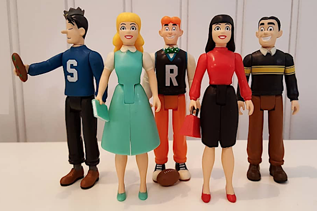 Archie Comics ReAction Action Figure Set Of 5 Reggie Jughead Betty Veronica