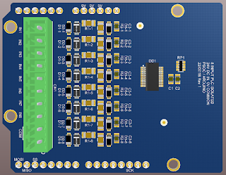 Arduino Pin Compatible 8 Input Silicon Labs Prototype PCB