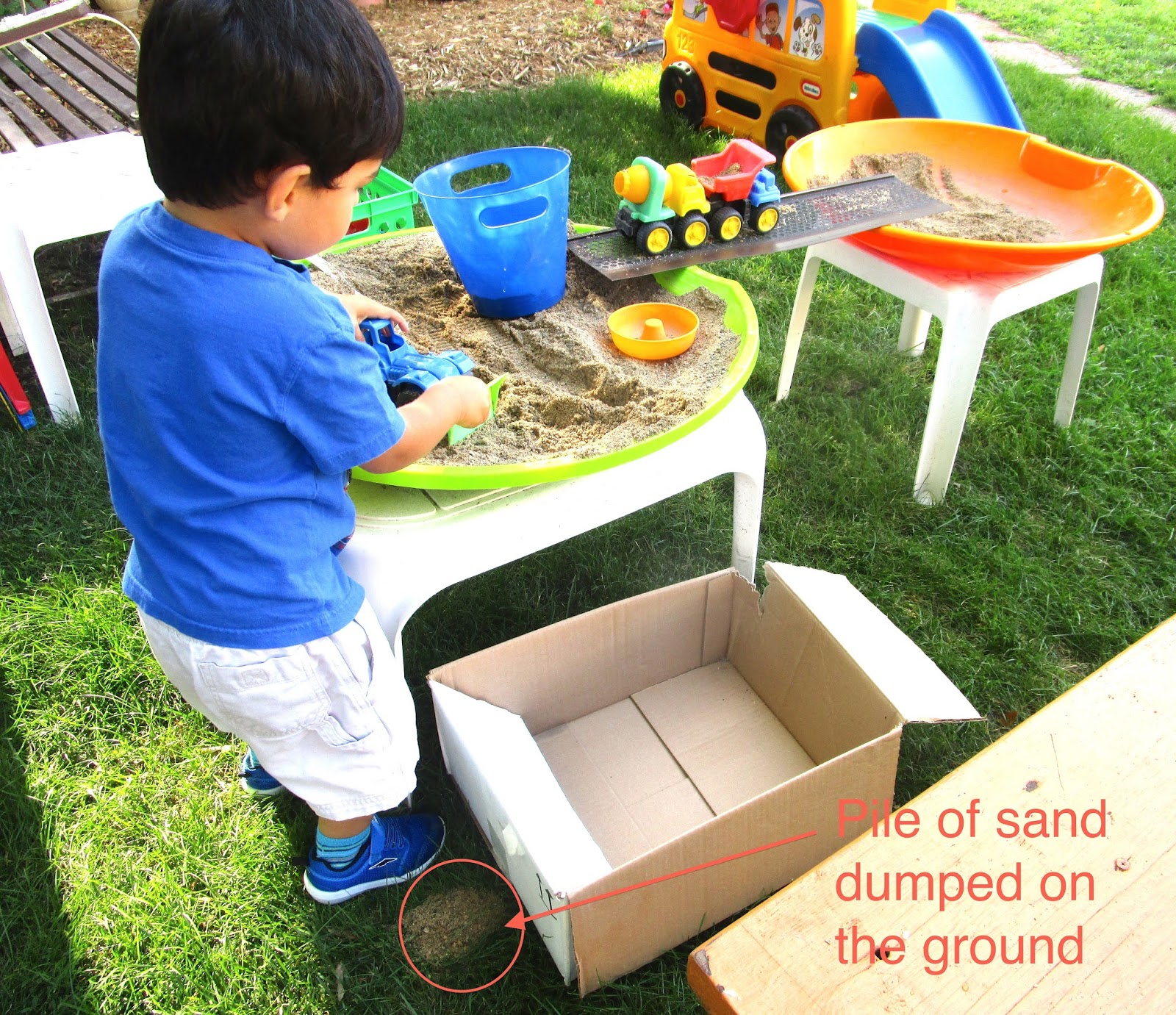 SAND AND WATER TABLES SNOW SAUCER SANDBOX