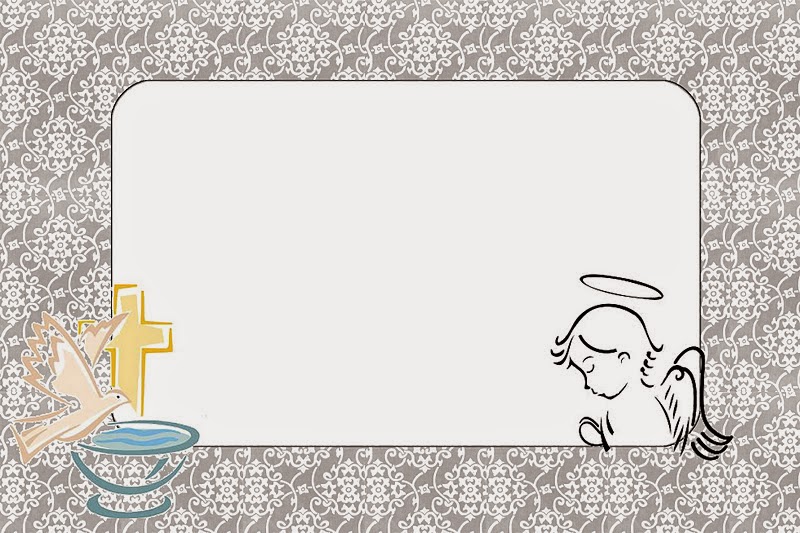 Invitaciones para Bautismo para Editar e Imprimir Gratis. Invitaciones para Bautismo para Editar e Imprimir Gratis.
