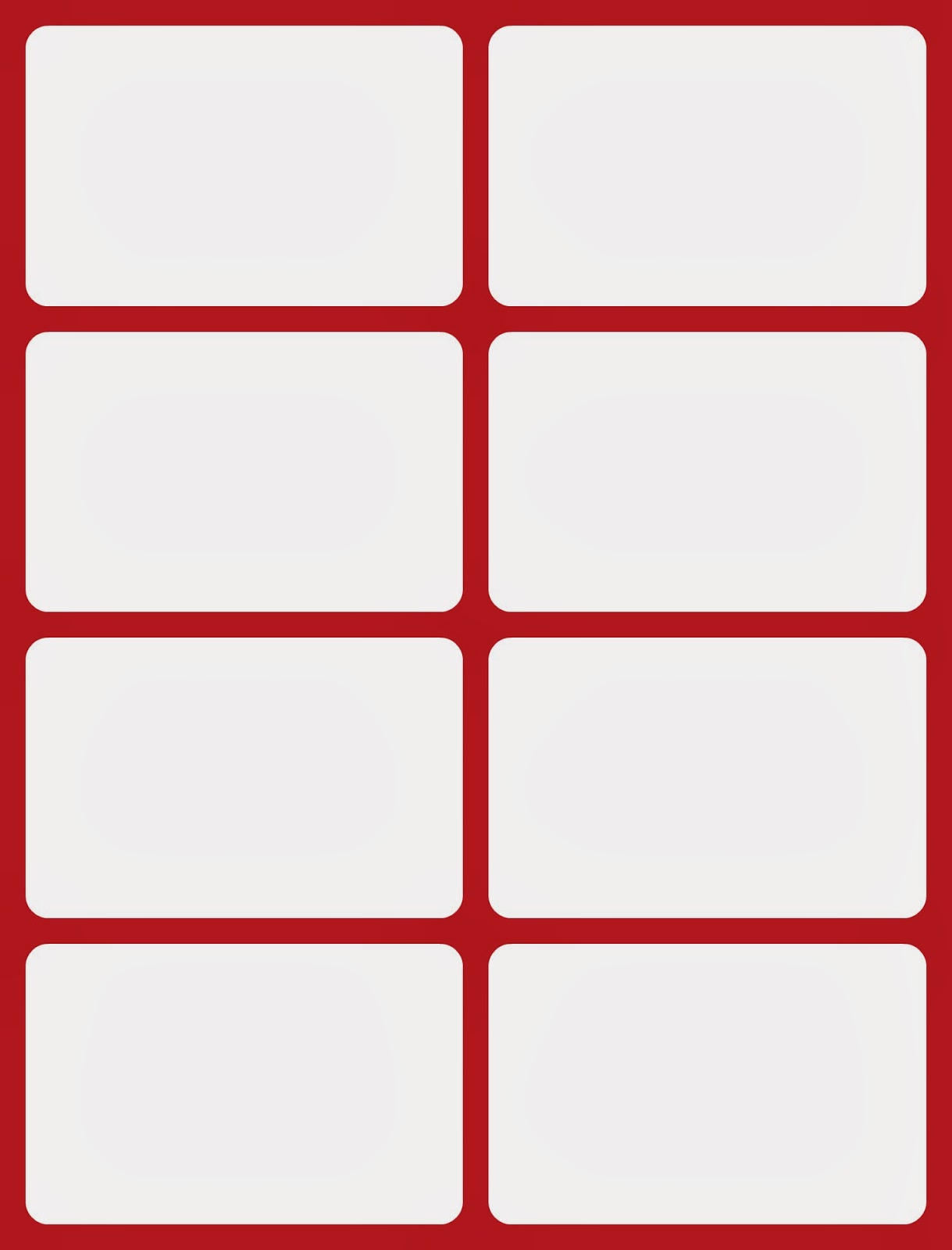 Free Flash Card Templates Printable