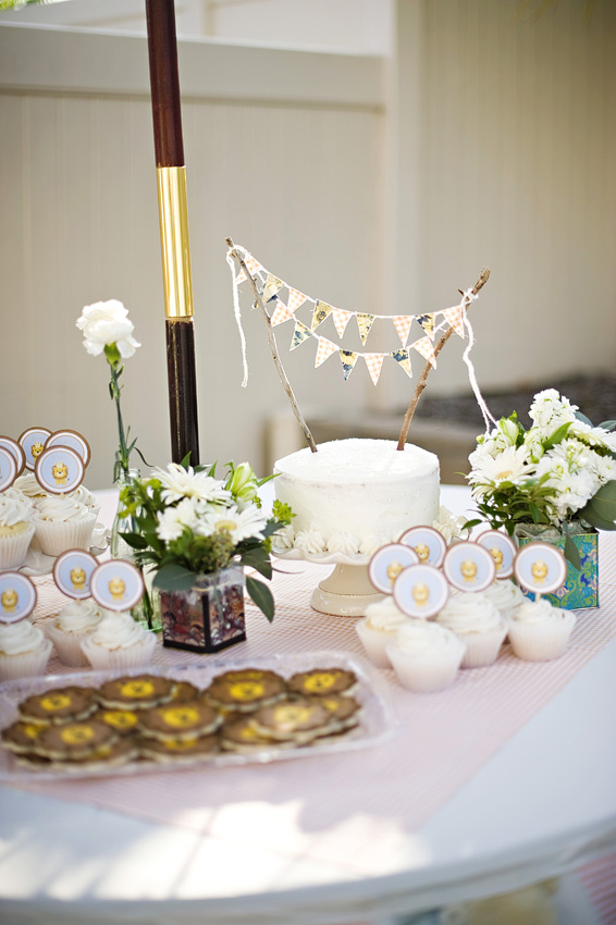 Kara s Party Ideas Vintage Lion 1st Birthday Party  - 87