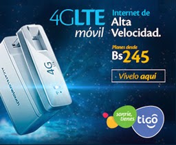 INTERNET 4G LTE TIGO BOLIVIA