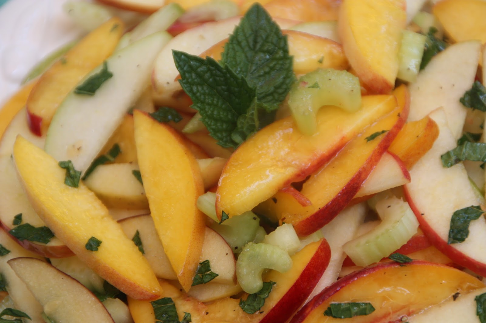 EVERYDAY SISTERS Pear, Apple, Peach Salad