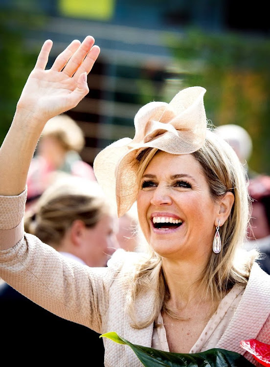 Queen Maxima of The Netherlands opened Care Education Center of royal Kentalis on May 22, 2015 in Zoetermeer, The Netherlands.