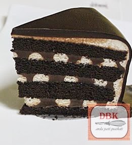 Russian Black & White Cake