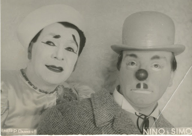 Photo de presse des clowns Nino et Simon