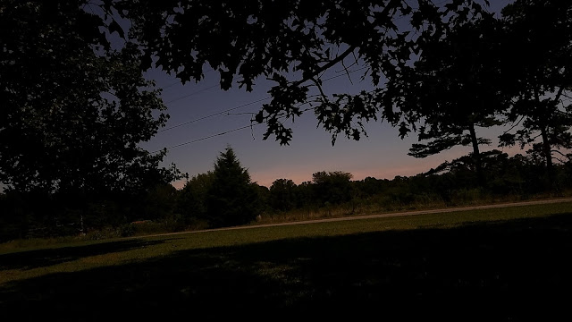 1:28 PM; Darkened Sky Solar Eclipse 2017 Nashville Tennessee 1:28 PM path of totality skyline
