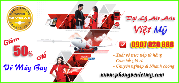 Đại lý vé máy bay Air Asia quận Tân Bình