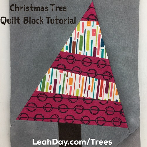 The Free Motion Quilting Project Wonky Christmas Tree Quilt Tutorial