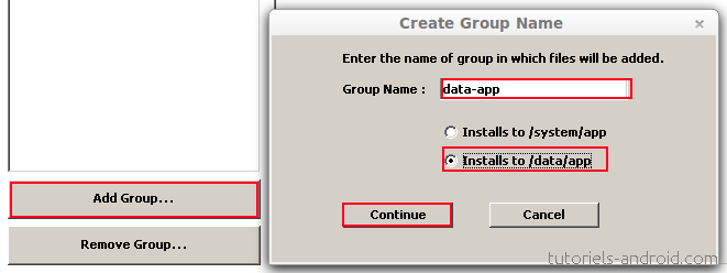 Install to /data/app
