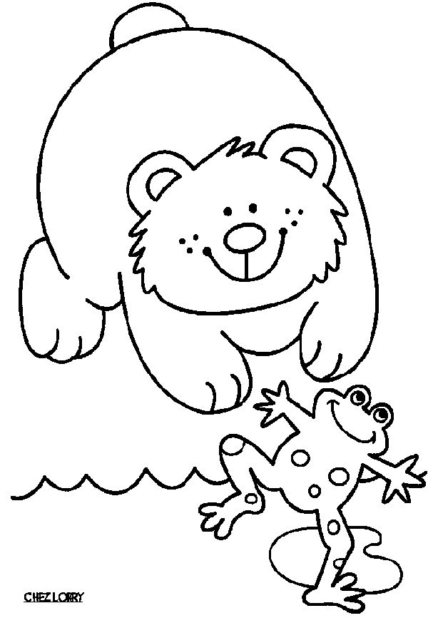 Dibujos animados para colorear: Dibujos de animales para colorear