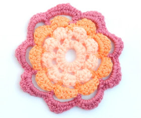 crochet flower motif