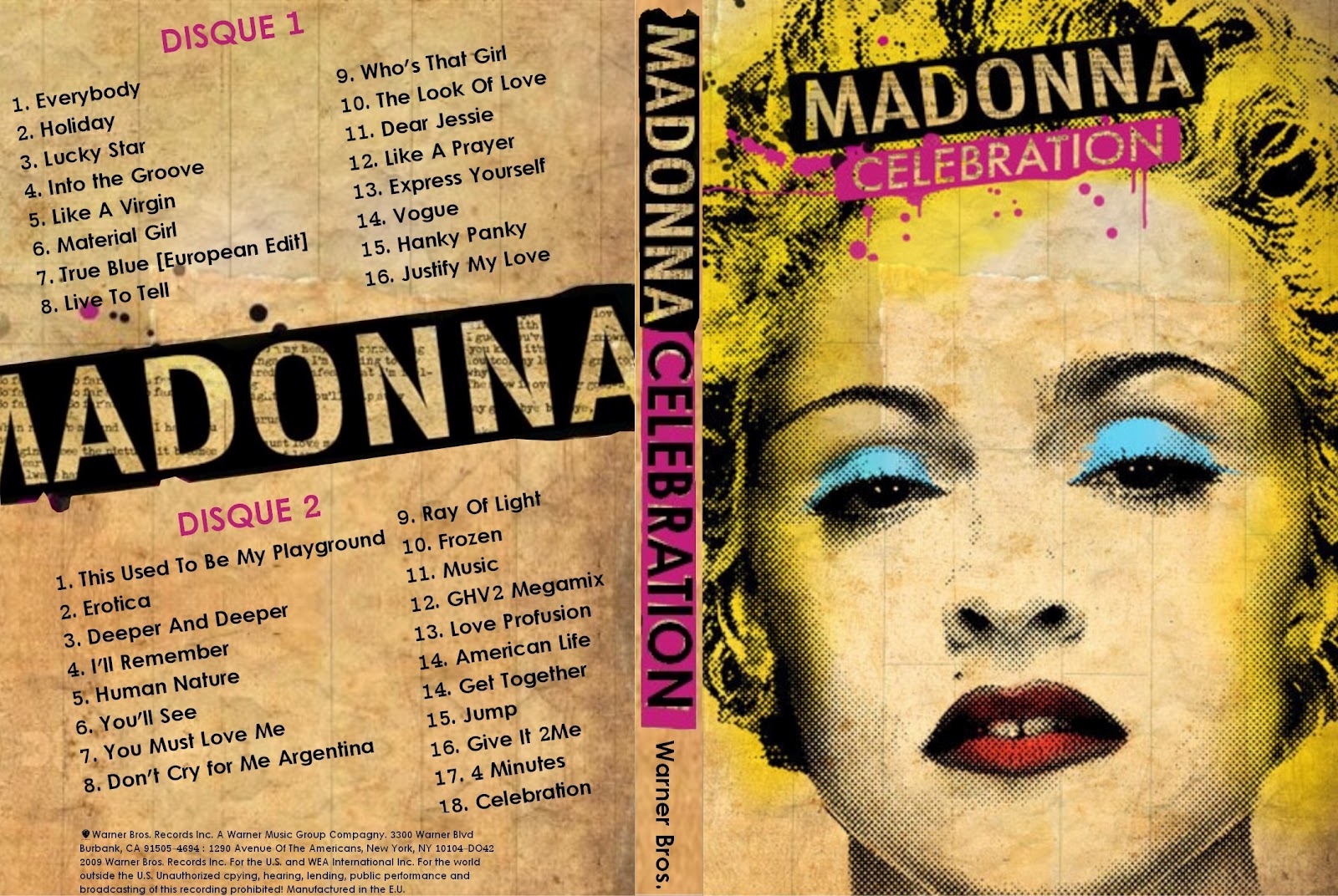 Madonna FanMade Covers Celebration DVD