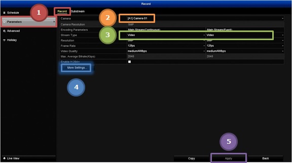 enable audio recording swann