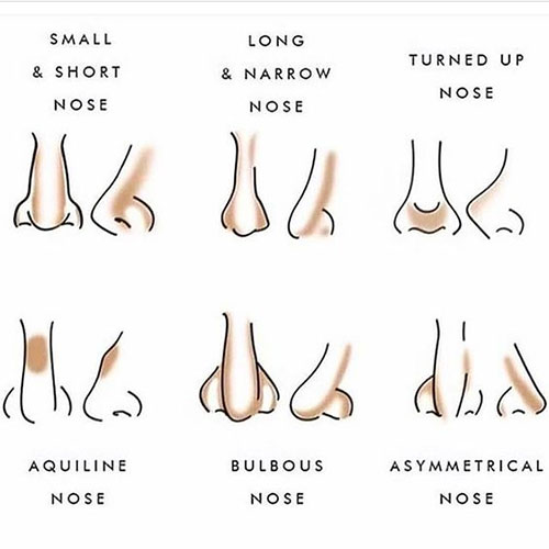 . How to Contour your nose according to your nose shape