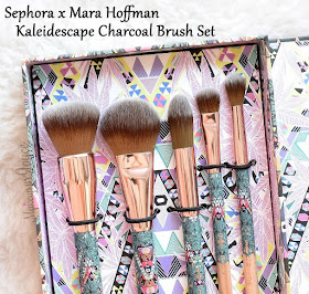 Sephora Mara Hoffman Kaleidescape Charcoal Brush Set Review