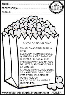 Atividades interativas para educação infantil,leituras
