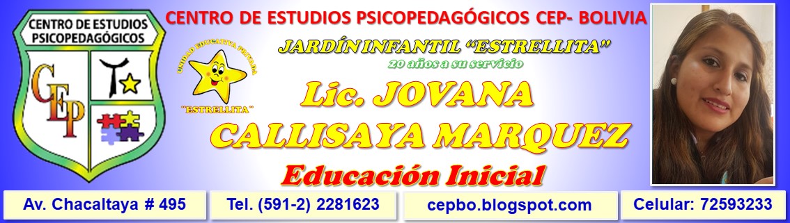 PROGRAMA EDUCACIÓN INICIAL CEP-BOLIVIA