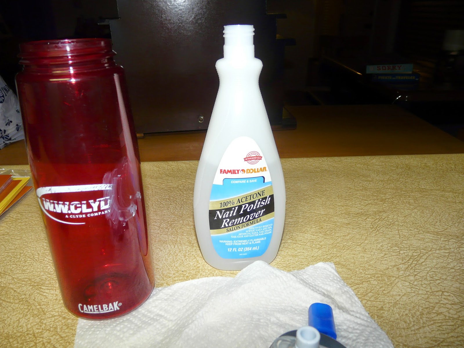 The "Secret" is Gratitude Removing Printed Logos From Items Camelbak