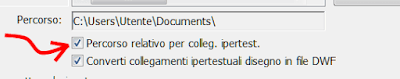 la registrazione dei percorsi relativi è attivata