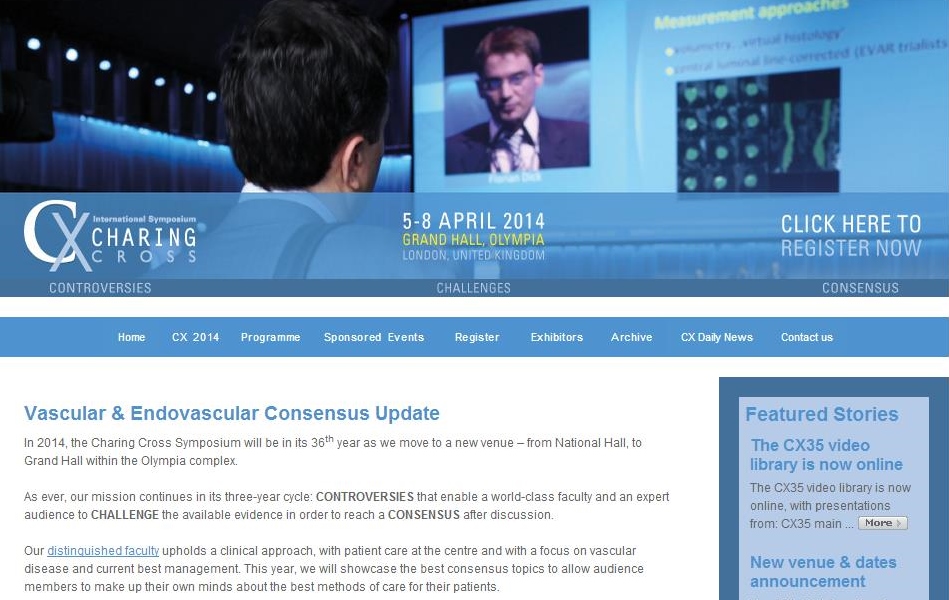 Vascular Mind CHARING CROSS. 5 8 APRIL, 2014. LONDON, UNITED KINGDOM