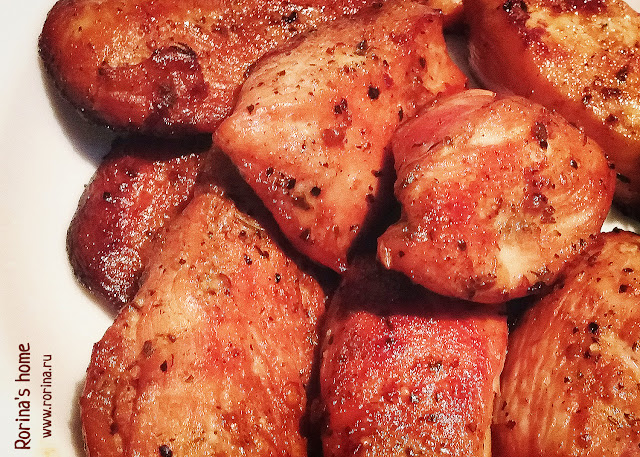 Курица в медово-соевом маринаде в духовке