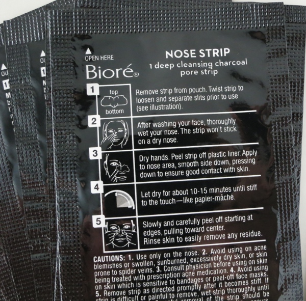 Product Review Bioré Deep Cleansing Charcoal Pore Strips Solo Lisa
