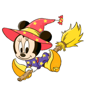 Minnie mouse bebita bruja