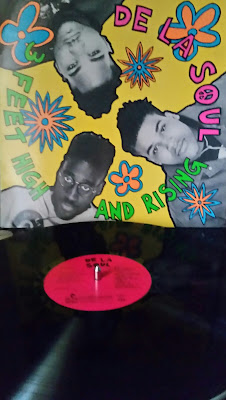 De La Soul ~ 3 Feet High And Rising (1989) hip hop album cover pochette rap musique vinyle LP BCM Records