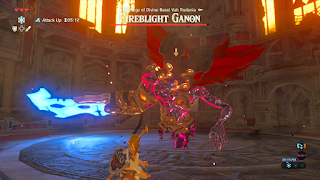 Fireblight Ganon in Hyrule Castle Legend of Zelda Breath of the Wind