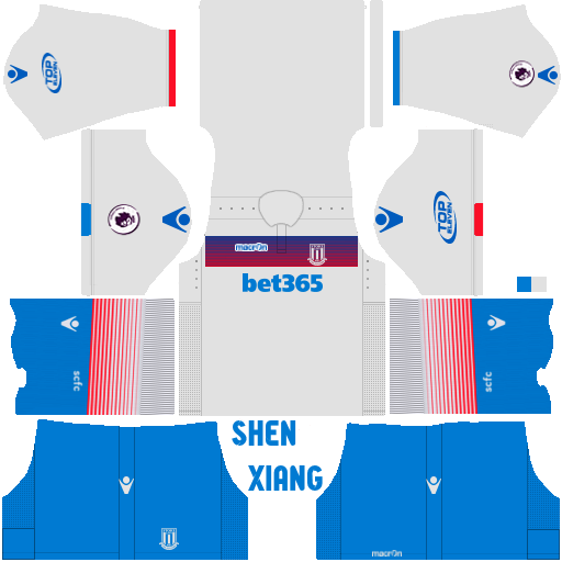 kit stoke city dream league soccer 2019