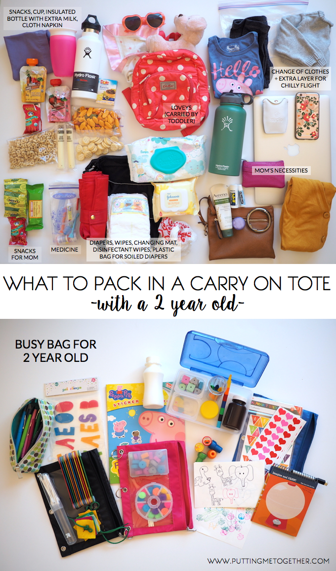 Putting Me Together Packing Tips My Carry On With a Toddler