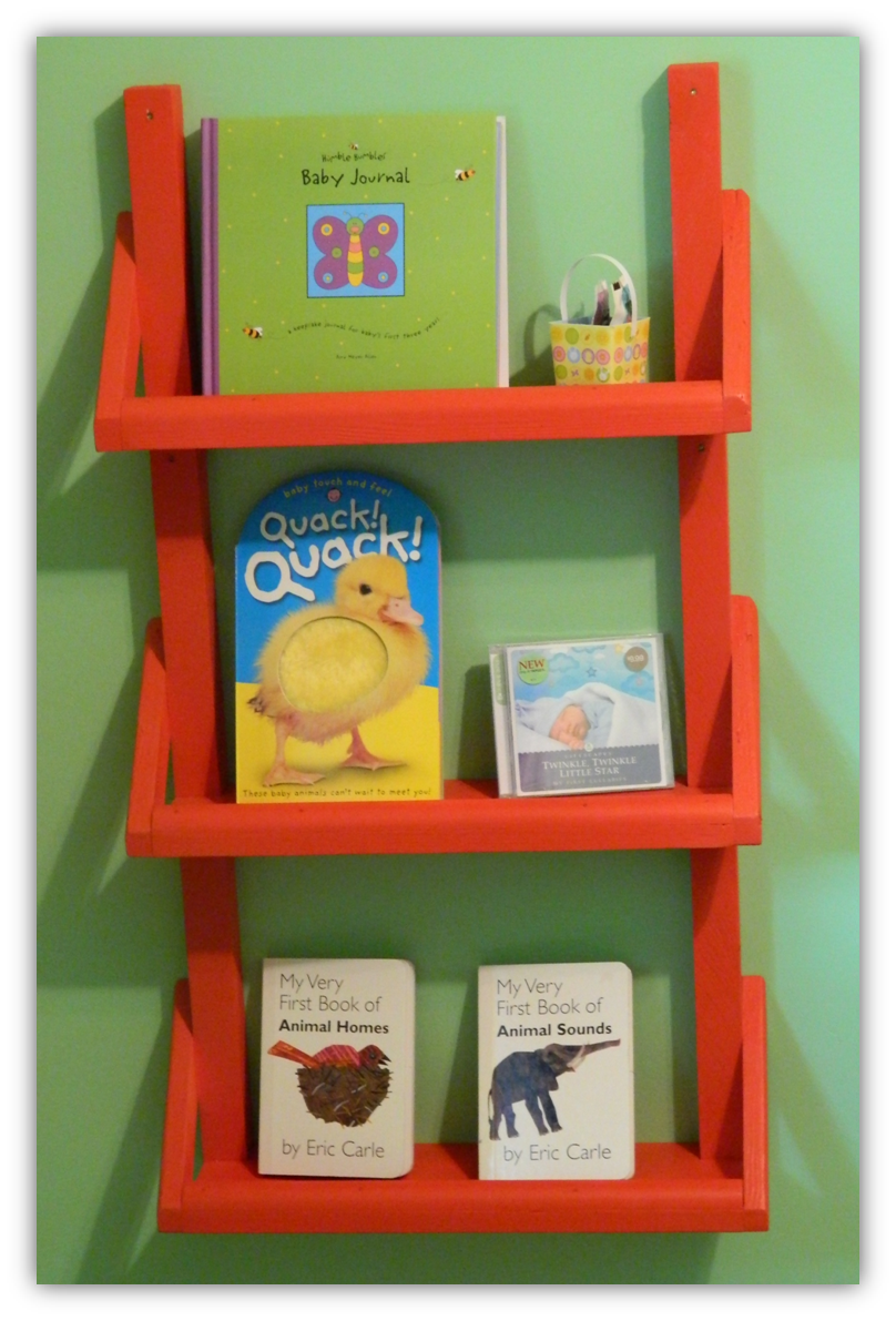 Crafty Kate Nursery Bookshelves