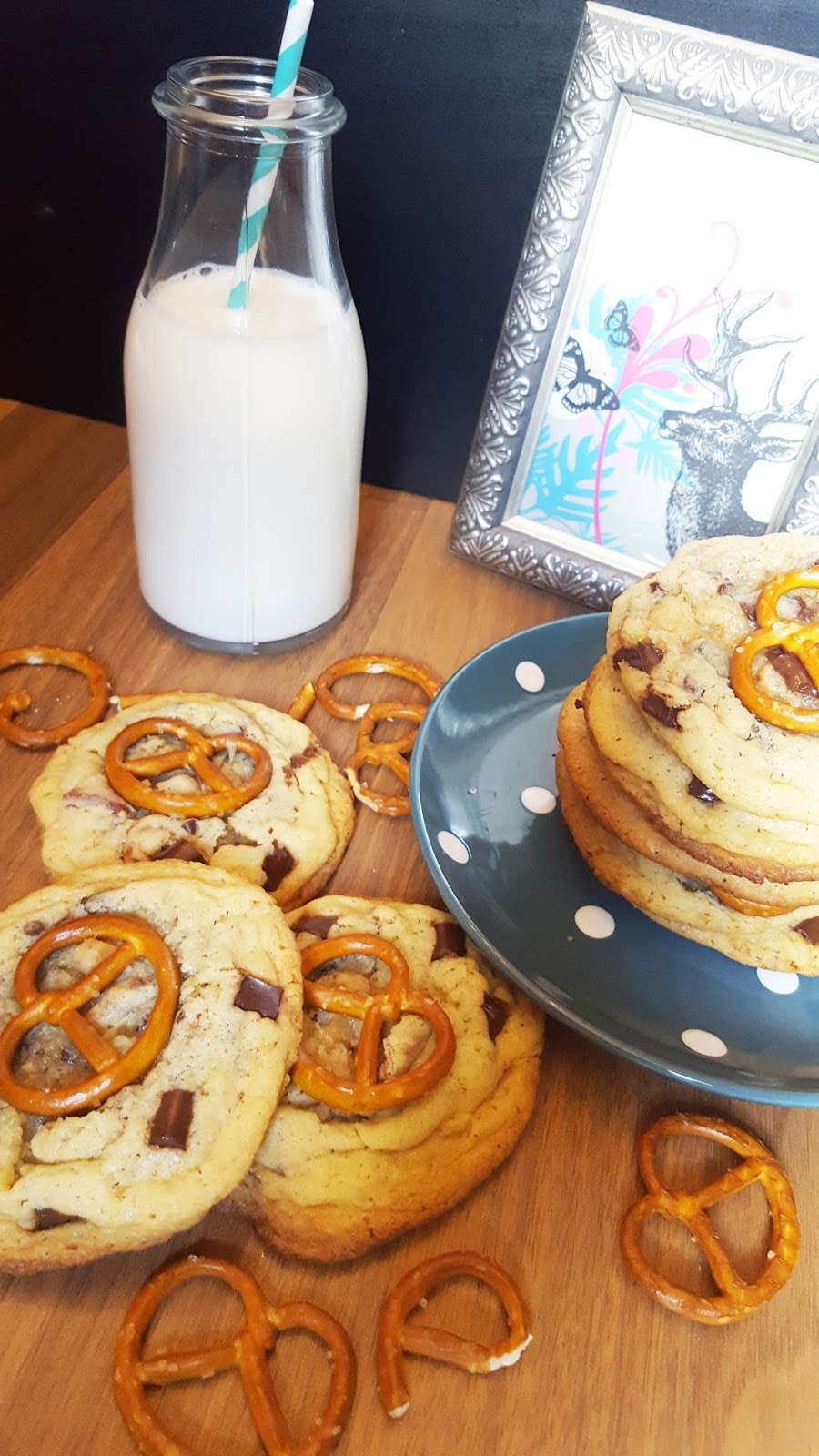 Süß &amp; Samtig: Karamell-Brezel-Cookies, soft baked