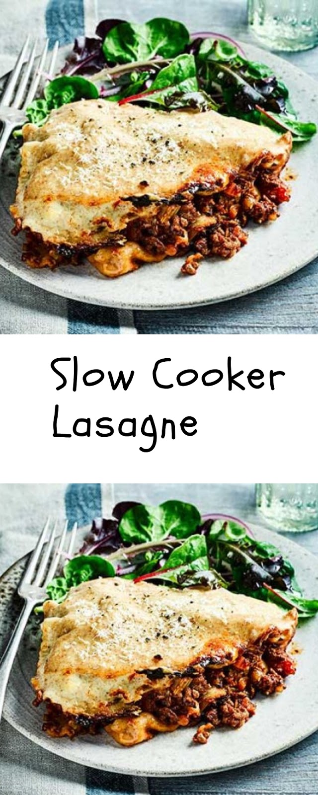 Slow Cooker Lasagne | Home Delicious Recipe