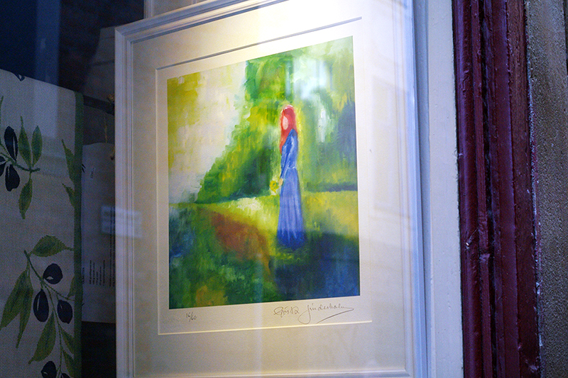 Painting by Gösta Linderholm, Gamla Stan, Stockholm.