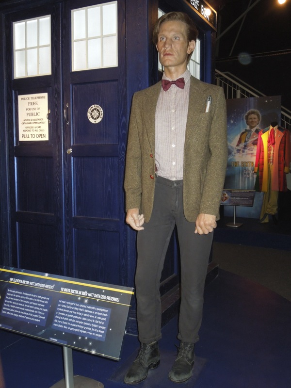 TARDIS 11th Doctor Who waxwork