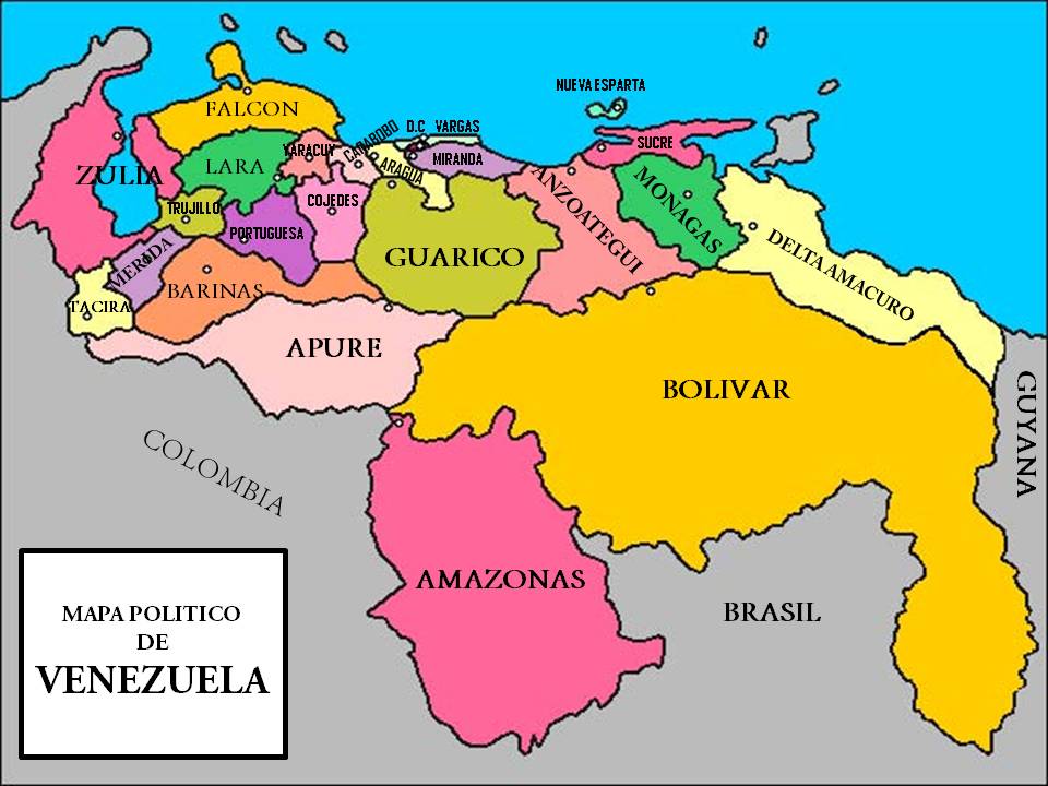 Mapa De Venezuela Images